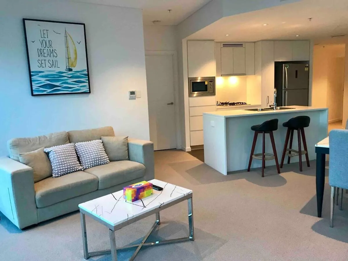 브리즈번 Skytower Escape Sleek 1Br With Breathtaking Views 아파트 오스트레일리아